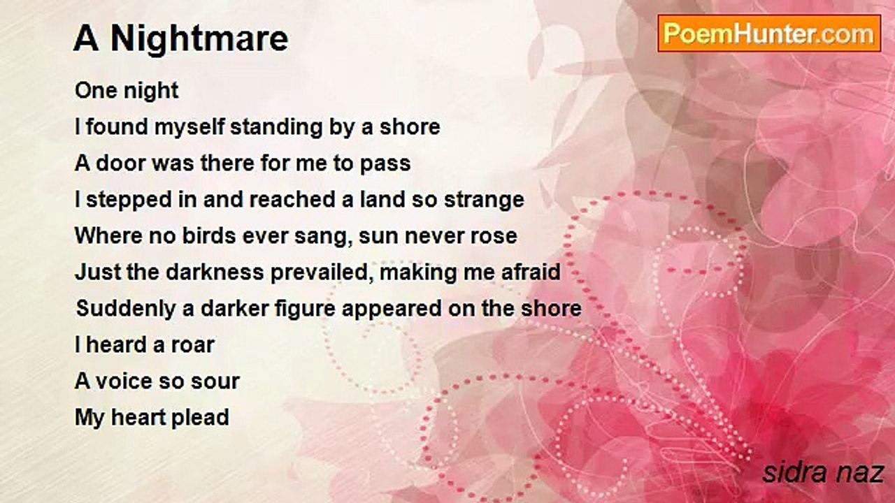 sidra naz - A Nightmare