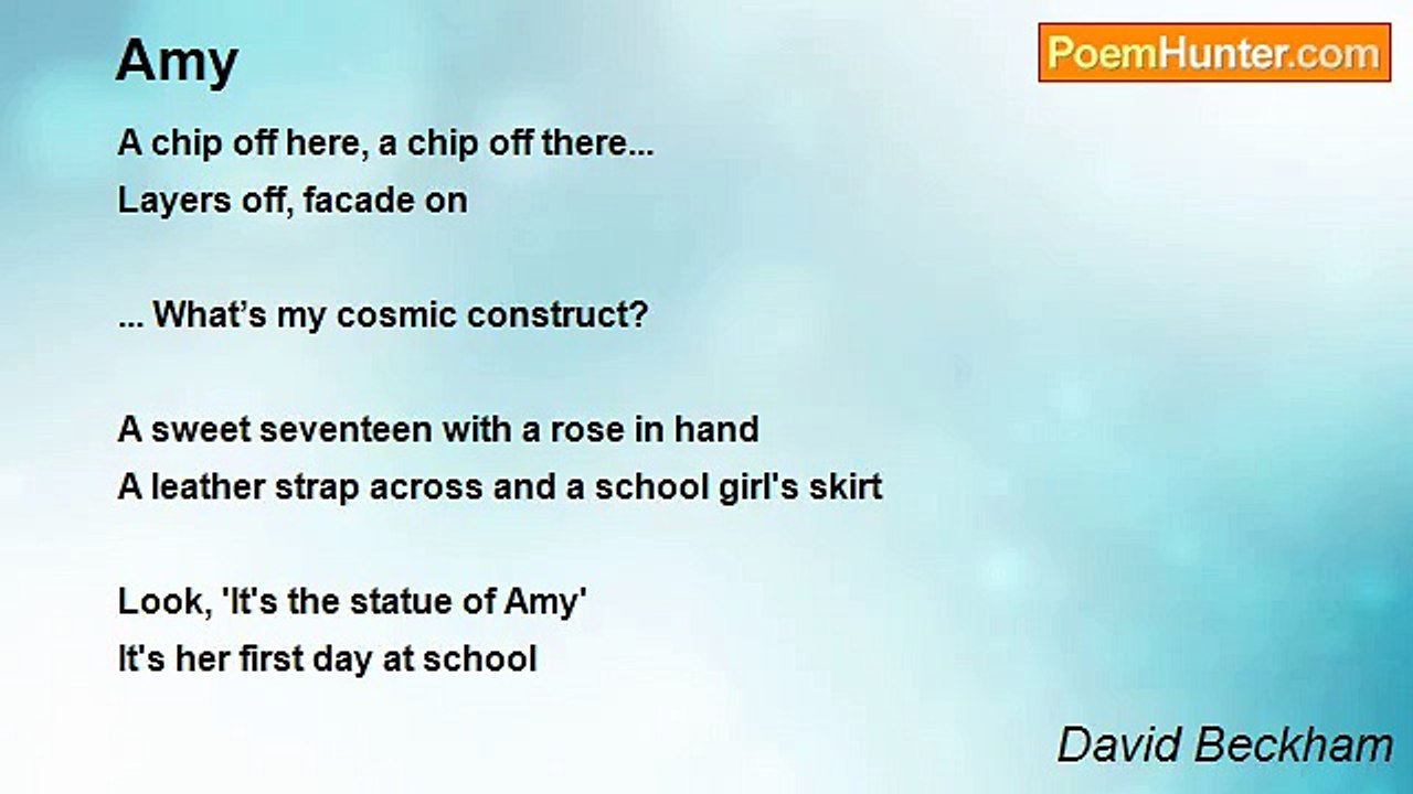 David Beckham - Amy