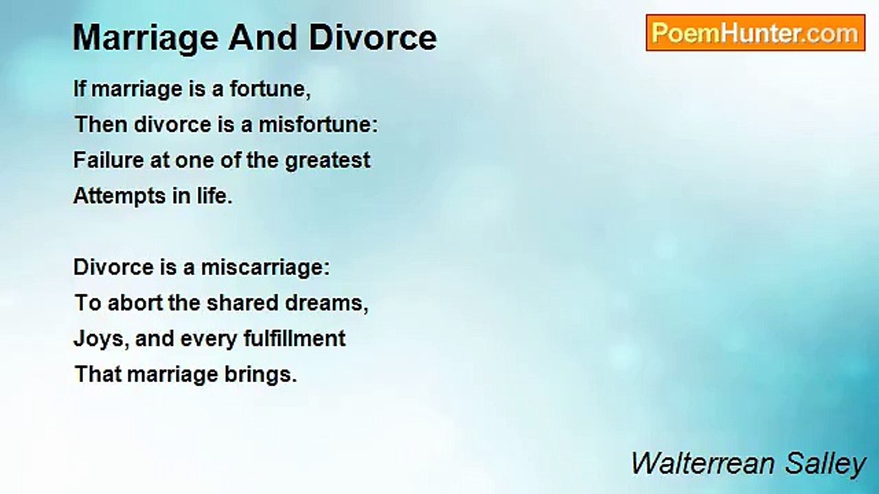 Walterrean Salley - Marriage And Divorce