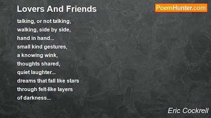 Eric Cockrell - Lovers And Friends