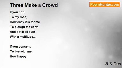 R.K Das - Three Make a Crowd