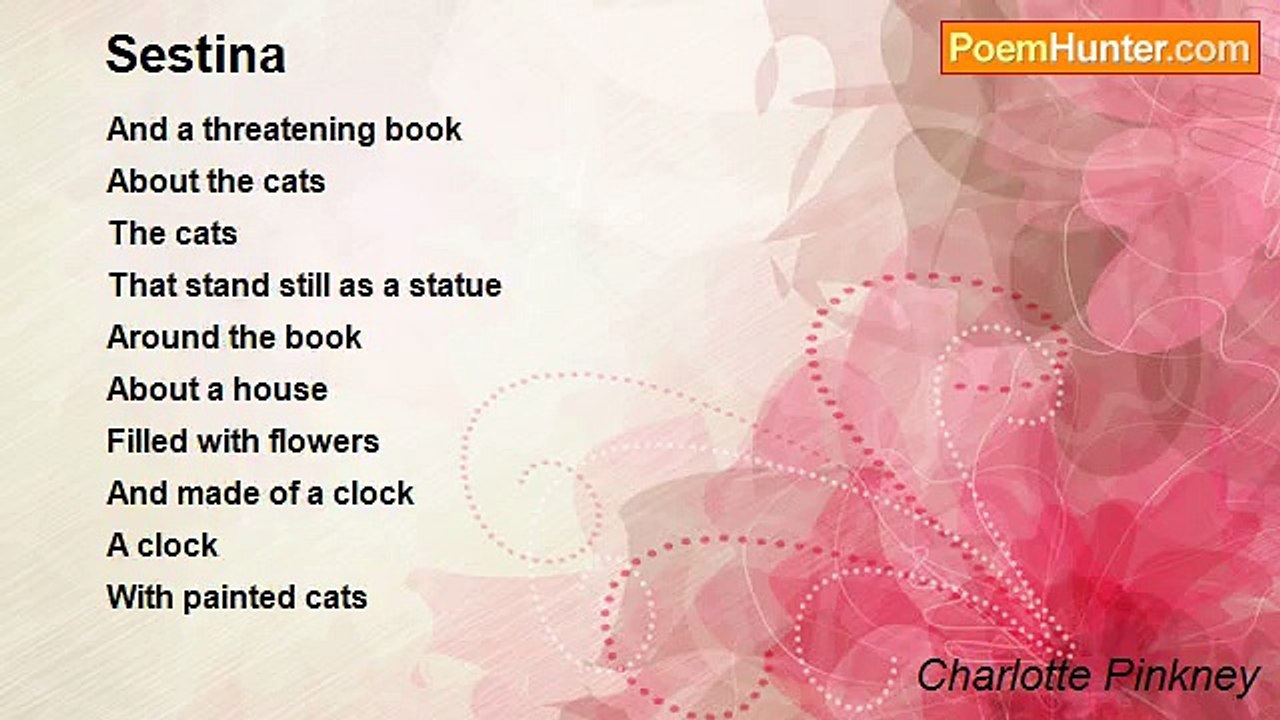 Charlotte Pinkney - Sestina