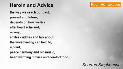 Sharron Stephenson - Heroin and Advice