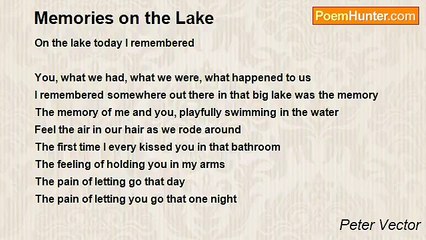 Peter Vector - Memories on the Lake