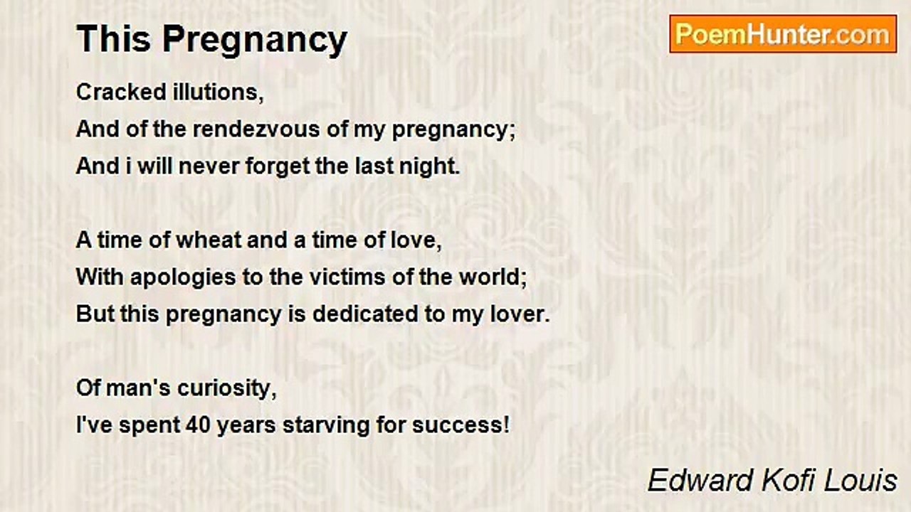 Edward Kofi Louis - This Pregnancy