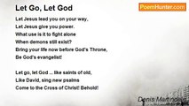 Denis Martindale - Let Go, Let God