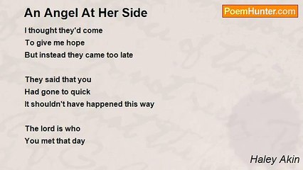 Haley Akin - An Angel At Her Side