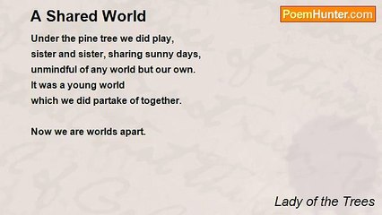 Lady of the Trees - A Shared World