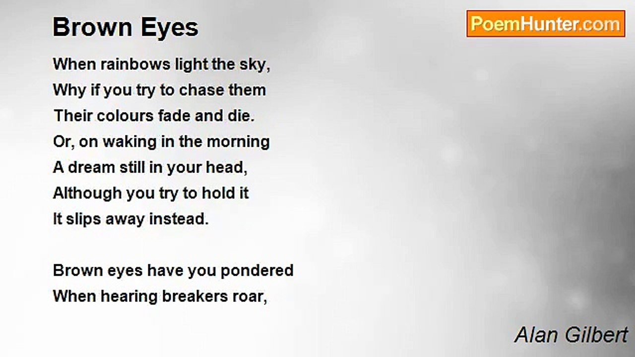 Alan Gilbert - Brown Eyes