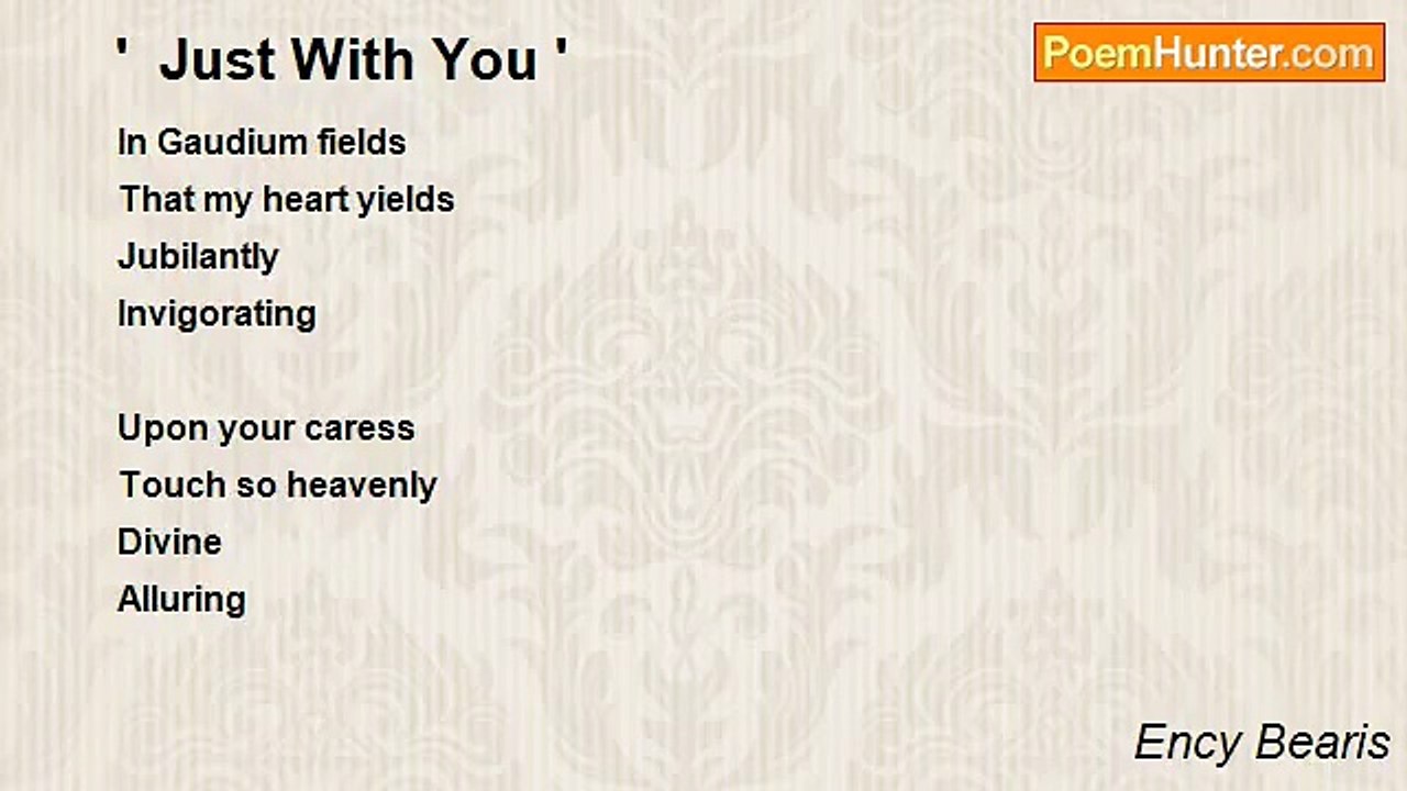 Ency Bearis - '  Just With You '