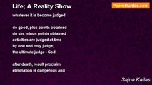 Sajna Kailas - Life; A Reality Show