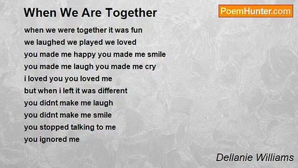 Dellanie Williams - When We Are Together