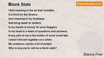 Bianca Free - Blank Slate