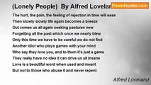 Alfred Loveland - (Lonely People)  By Alfred Loveland