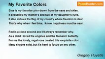 Gregory Huyette - My Favorite Colors