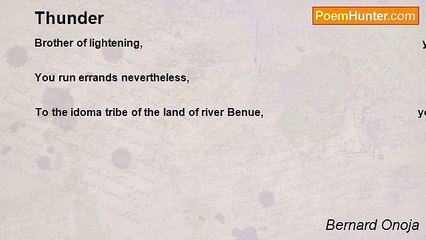 Bernard Onoja - Thunder