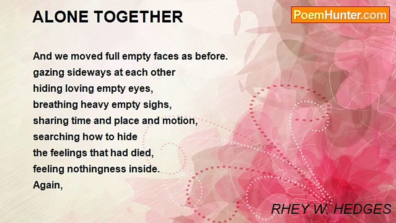 RHEY W. HEDGES - ALONE TOGETHER