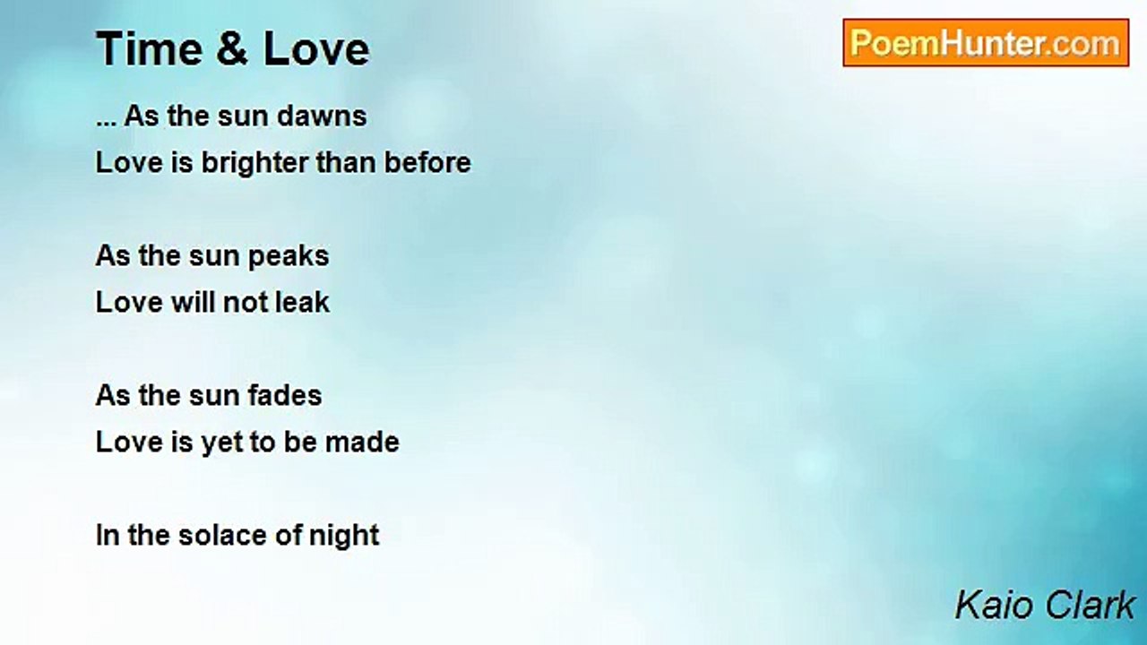 Kaio Clark - Time & Love