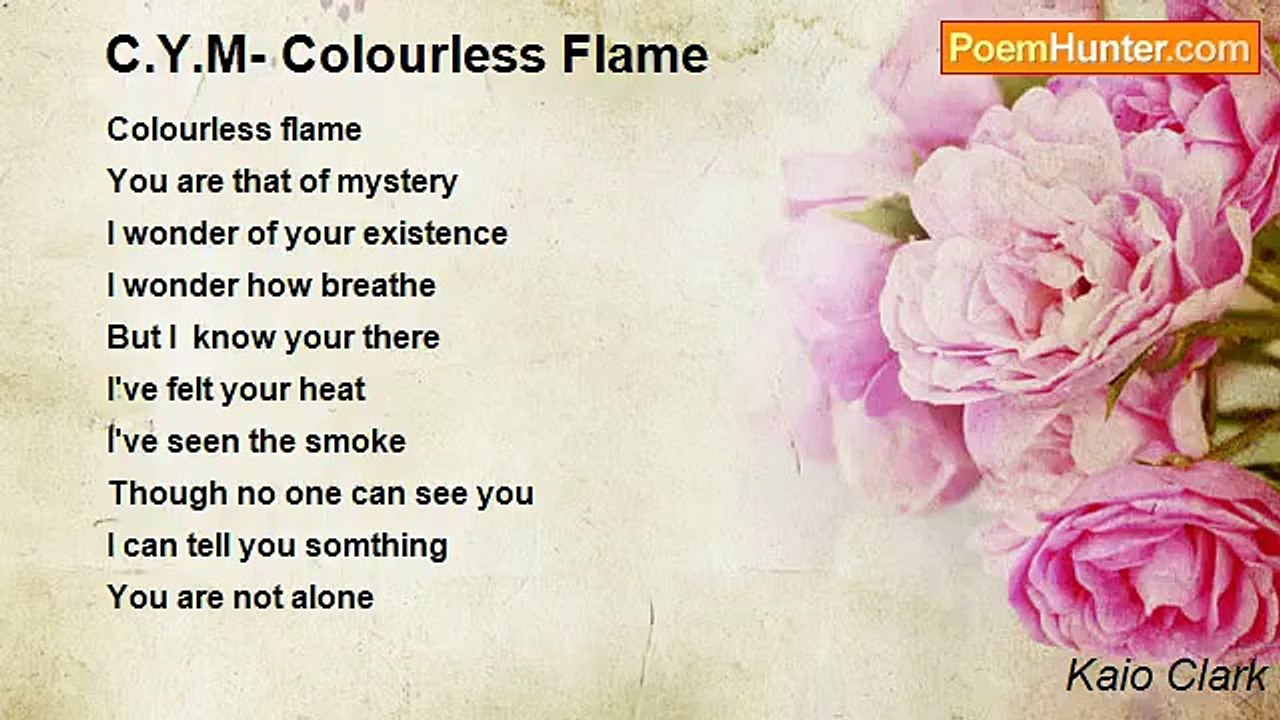 Kaio Clark - C.Y.M- Colourless Flame