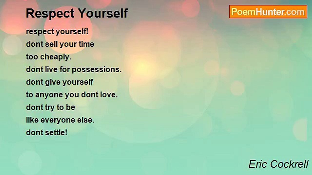 Eric Cockrell - Respect Yourself