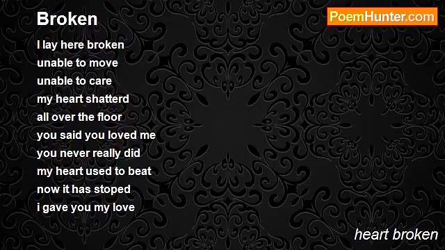 heart broken - Broken