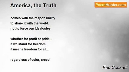 Eric Cockrell - America, the Truth