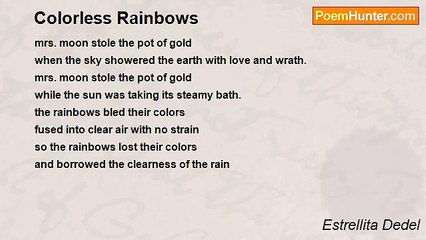 Estrellita Dedel - Colorless Rainbows