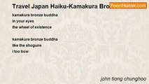 john tiong chunghoo - Travel Japan Haiku-Kamakura Bronze Buddha