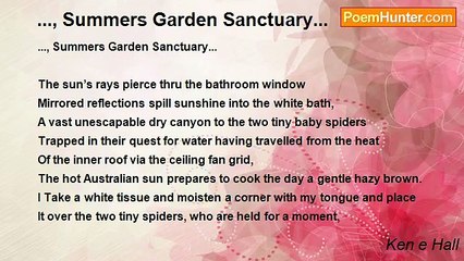 Ken e Hall - ..., Summers Garden Sanctuary...