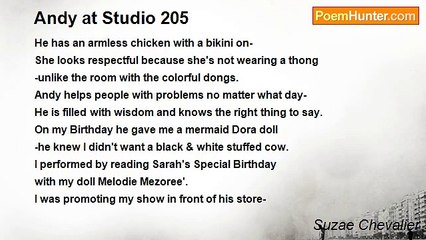 Suzae Chevalier - Andy at Studio 205