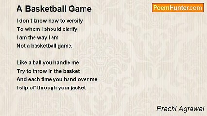 Prachi Agrawal - A Basketball Game