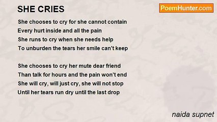 naida supnet - SHE CRIES