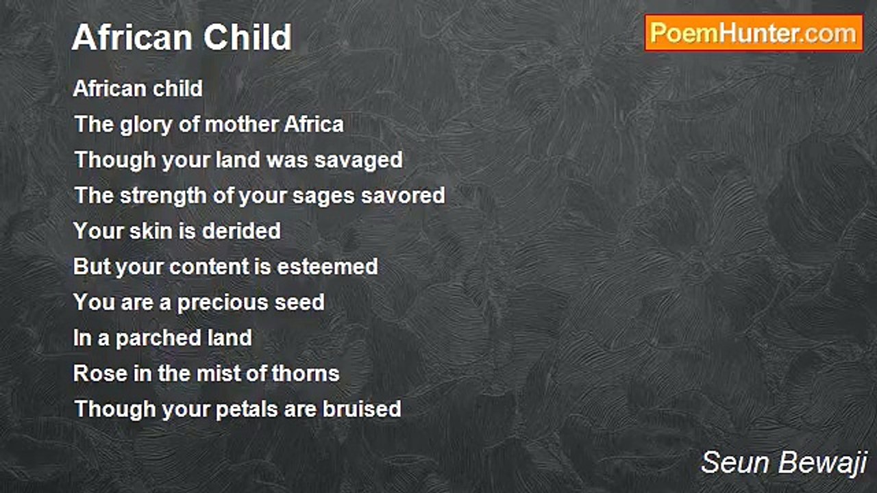 Seun Bewaji - African Child
