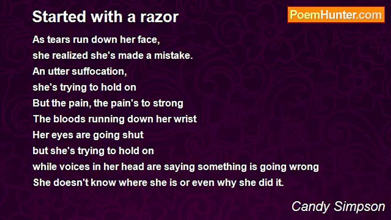 Candy Simpson - Started with a razor