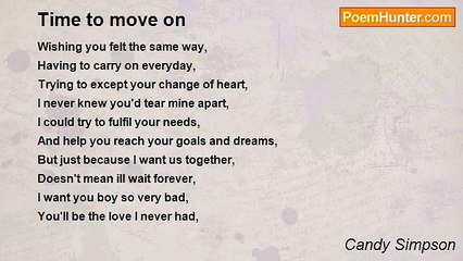 Candy Simpson - Time to move on