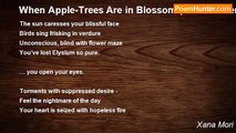 Xana Mori - When Apple-Trees Are in Blossom (Dreams Were Made to Be Broken)