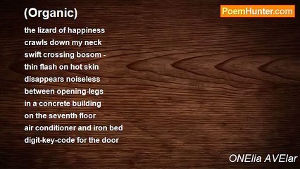 ONElia AVElar - (Organic)