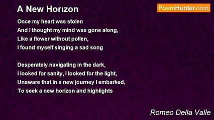 Romeo Della Valle - A New Horızon