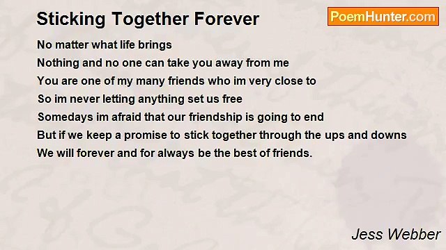 Jess Webber - Sticking Together Forever