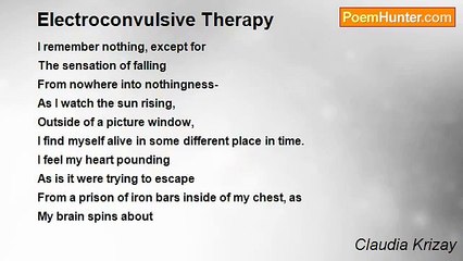 Claudia Krizay - Electroconvulsive Therapy
