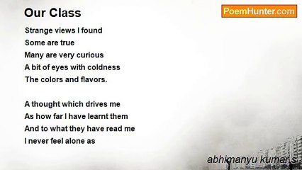 abhimanyu kumar.s - Our Class