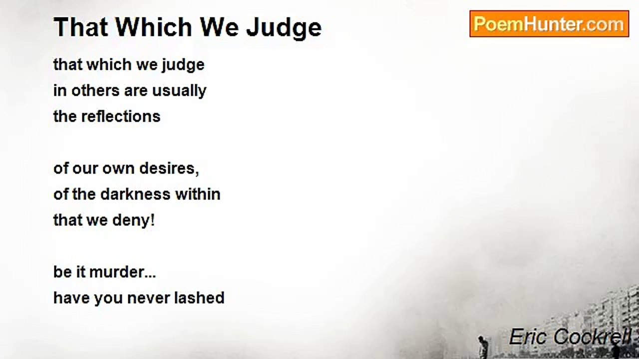 Eric Cockrell - That Which We Judge