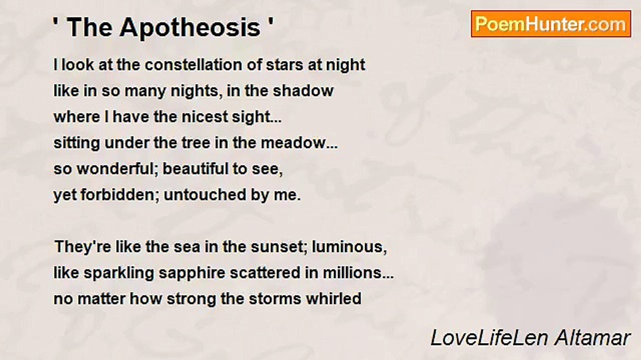 LoveLifeLen Altamar - ' The Apotheosis '