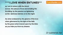 Dr subhendu kar - ****l LOVE WHEN ENTUNES***