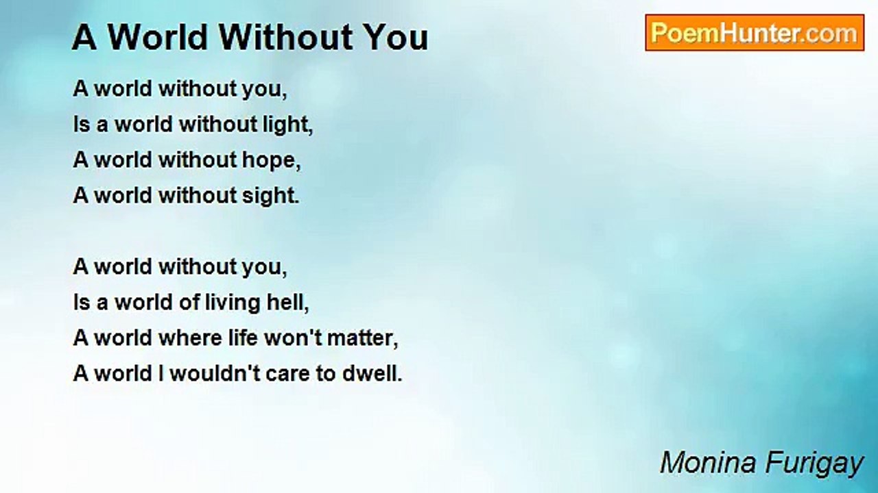 Monina Furigay - A World Without You