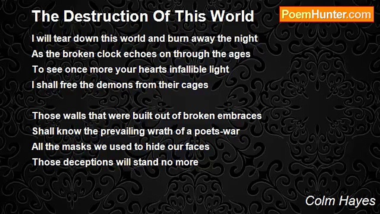 Colm Hayes - The Destruction Of This World