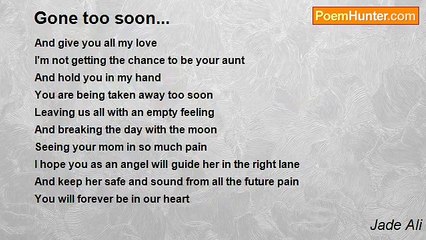 Jade Ali - Gone too soon...