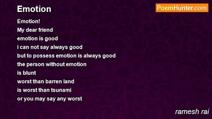 ramesh rai - Emotion