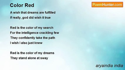 aryaindia india - Color Red