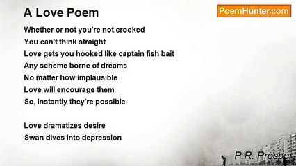 P.R. Prosper - A Love Poem